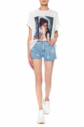 Patterned denim shorts, zdjęcie 2 Patterned denim shorts od Stella McCartney